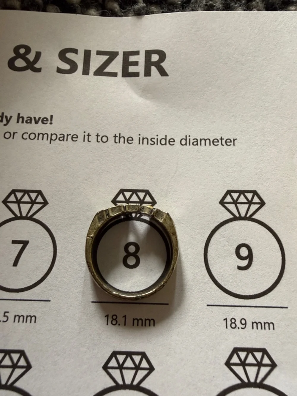 N/A chunky ring